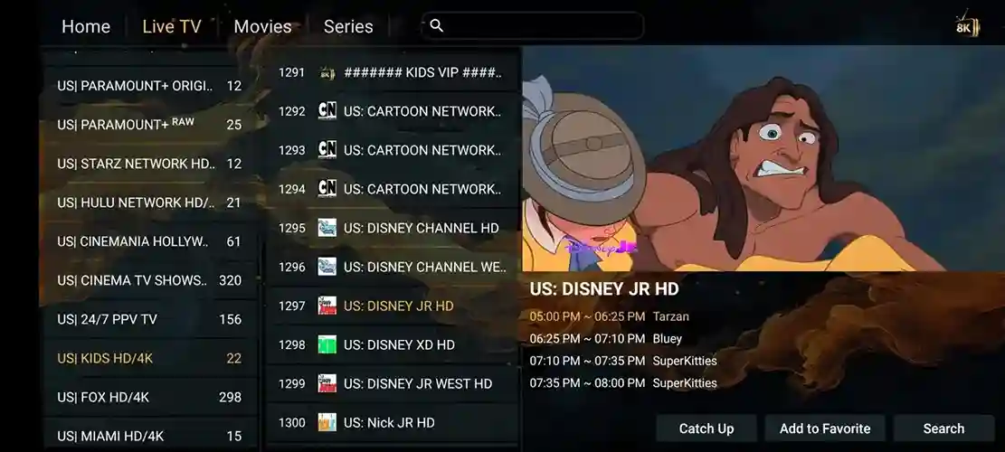 Preview 2 - Taj IPTV Premium IPTV Subscription